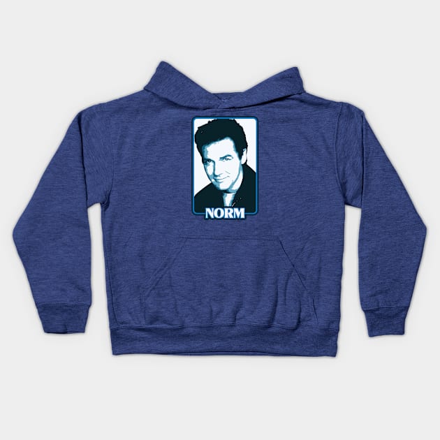 Norm MacDonald /// Retro Stoner Gift Kids Hoodie by Trendsdk